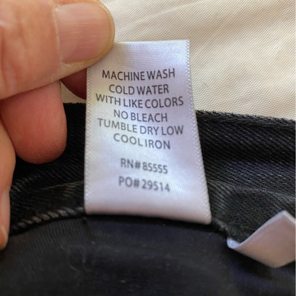 Pistola Cassie Super High Rise Straight jeans in black P00016322RK size 27 - Picture 8 of 14